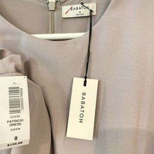 Aritzia Babaton Patricio T Shirt A Line Dress Gray